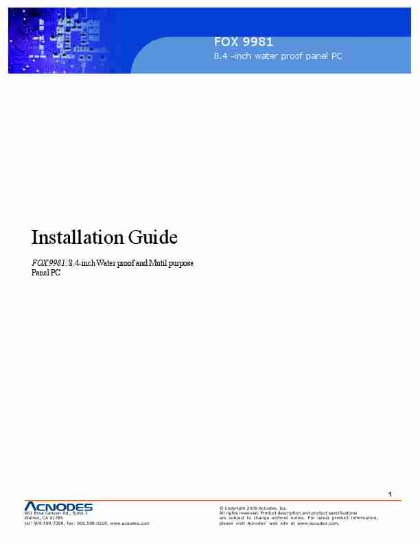 Acnodes Computer Hardware FOX 9981-page_pdf
